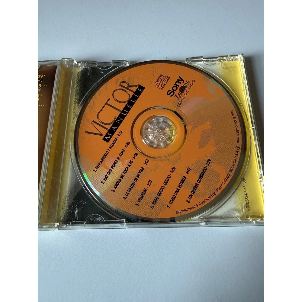 Victor Manuelle A Pesar De Todo CD 1997 Sony Tropical Salsa Latin Music